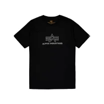 Basic Mid Logo TPU T-Shirt - black/chrome