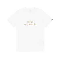 Basic Mid Logo TPU T-Shirt - white/gold