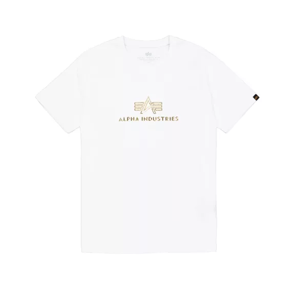 Basic Mid Logo TPU T-Shirt - white/gold Basic Mid Logo TPU T-Shirt - white/gold