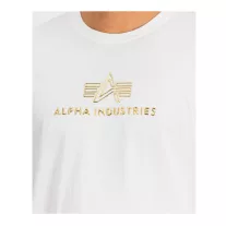 Basic Mid Logo TPU T-Shirt - white/gold