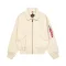 CWU-45 Canvas Honolulu Bomber Jacket - vintage white
