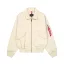 CWU-45 Canvas Honolulu Bomber Jacket - vintage white
