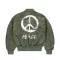 MA-1 Peace Bomber Jacket - sage green