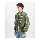 MA-1 Peace Bomber Jacket - sage green MA-1 Peace Bomber Jacket - sage green