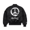 MA-1 Peace Bomber Jacket - black