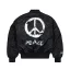 MA-1 Peace Bomber Jacket - black
