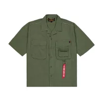 Aloha Safari Shirt - dark olive
