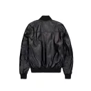 MA-1 Leather Bomber Jacket - black MA-1 Leather Bomber Jacket - black