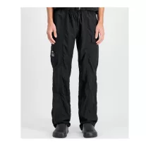 Nylon Cargo Pants - black