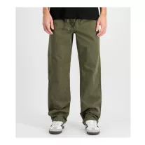 Basic Cotton pant - dark olive