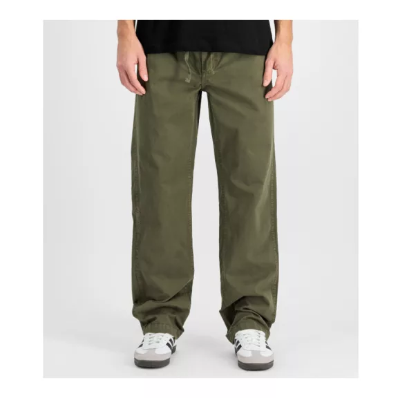Basic Cotton pant - dark olive Basic Cotton pant - dark olive