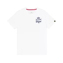 Aloha Back Print T-Shirt - white