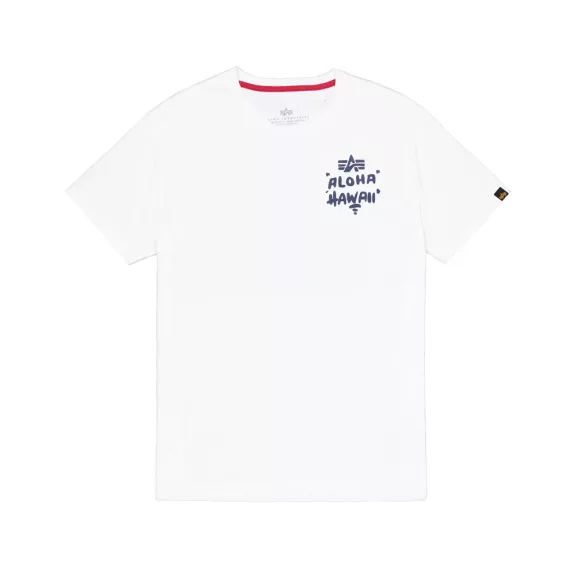 Aloha Back Print T-Shirt - white Aloha Back Print T-Shirt - white