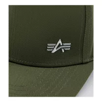 Metal Label Cap - dark olive