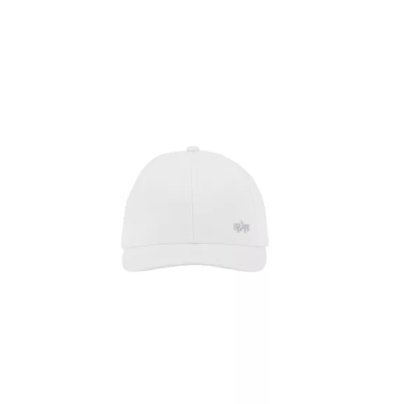 Metal Label Cap - white Metal Label Cap - white