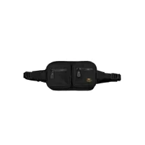 Label Waist Bag - black