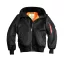 MA-1 Hooded - black