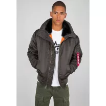 MA-1 Hooded - black olive