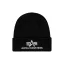 3D Beanie - black/silver