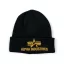 3D Beanie - black/yellow gold