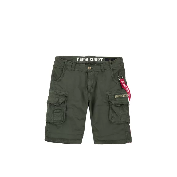 CREW SHORT - dark olive CREW SHORT - dark olive