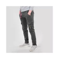 Petrol Patch Pant - greyblack