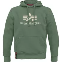 Basic Hoody - vintage green