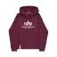 Basic Hoodie - dark cherry