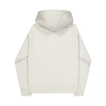 Basic Big Logo Effect Print Hoodie - stone