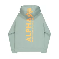 Back Print Hoodie - frost green