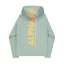 Back Print Hoodie - frost green