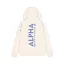 Back Print Hoodie - vintage white