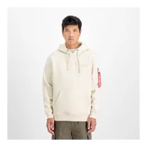 Back Print Hoodie - vintage white