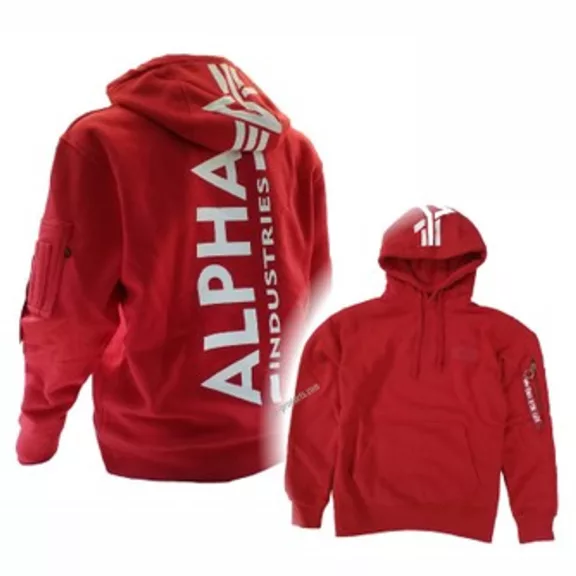 Back Print Hoody - speed red Back Print Hoody - speed red