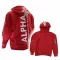 Back Print Hoody - speed red