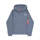 Back Print Hoodie - denim blue Back Print Hoodie - denim blue
