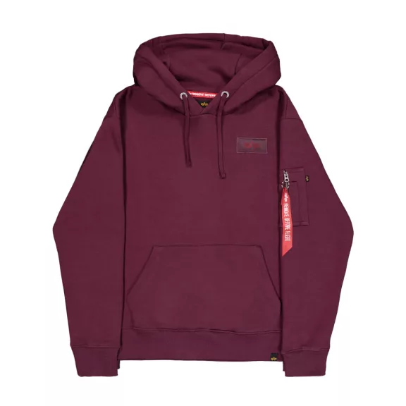 Back Print Hoodie - dark cherry Back Print Hoodie - dark cherry