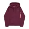 Back Print Hoodie - dark cherry