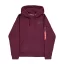 Back Print Hoodie - dark cherry