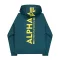 Back Print Hoodie - deep petrol