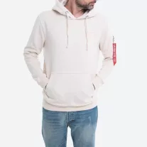 Back Print Hoody - jet stream white/white