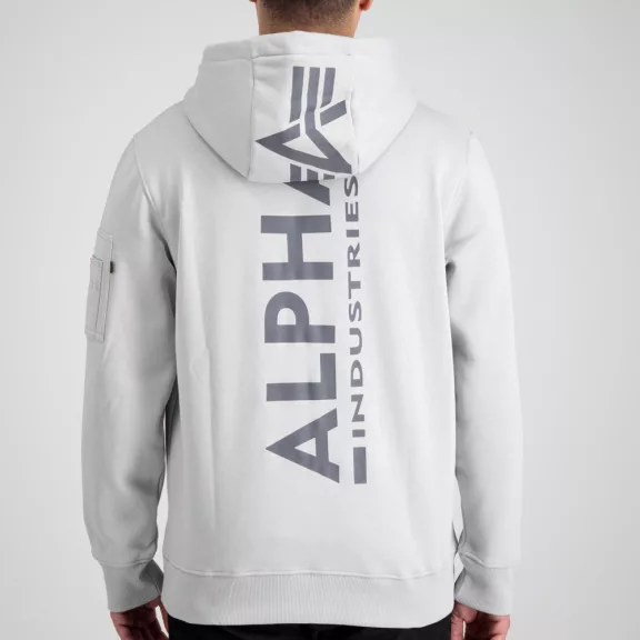 Back Print Hoody - pastel grey Back Print Hoody - pastel grey