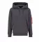 Back Print Hoody - vintage grey
