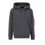Back Print Hoody - vintage grey