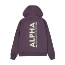 Back Print Hoodie - plum Back Print Hoodie - plum