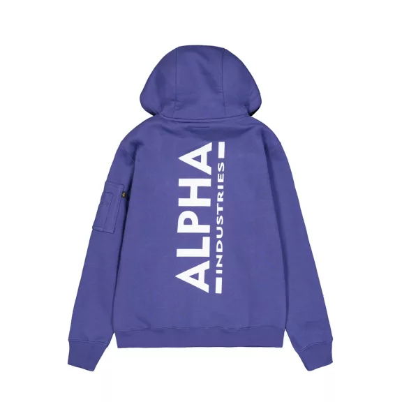 Back Print Hoodie - night purple Back Print Hoodie - night purple