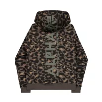 Back Print Hoodie - forest leo camo