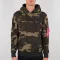 Back Print Hoody Camo - woodcamo65
