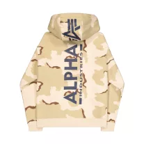 Back Print Hoodie - desert camo 91