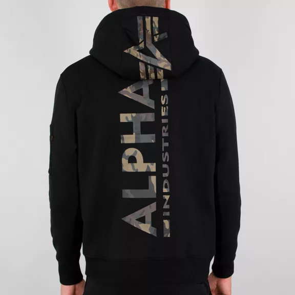 Back Print Hoody Camo Print - black/woodland Back Print Hoody Camo Print - black/woodland